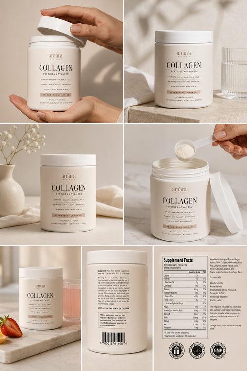 Collagen Peptides Advanced – Fresa Limonada